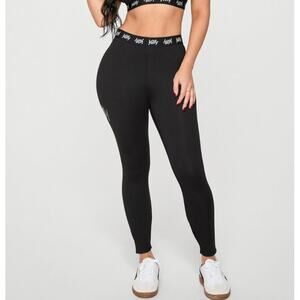Yitty Major Label Shaping High Waist Logo Leggings Women's Large